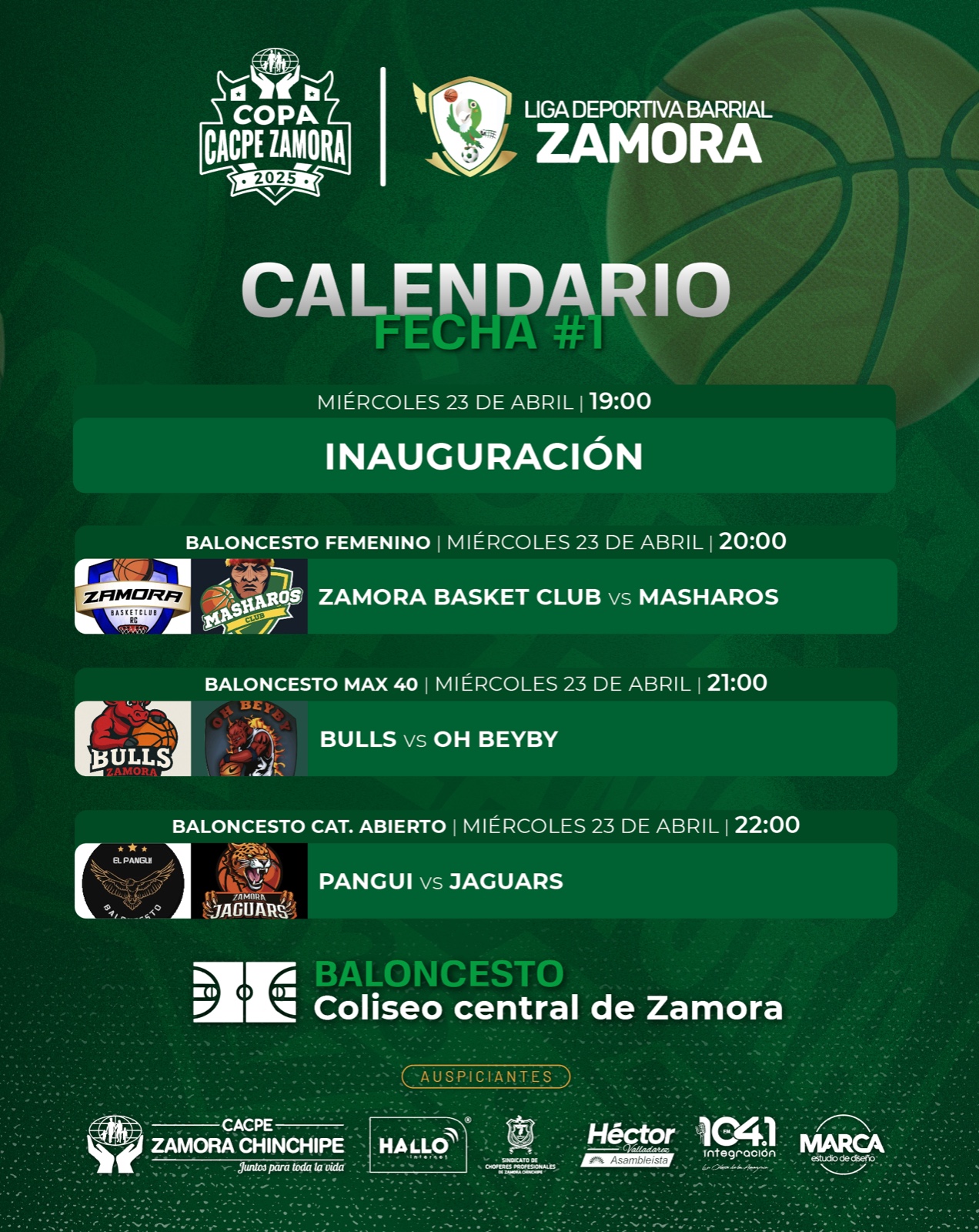 🏀 Hoy vibra Zamora con el baloncesto